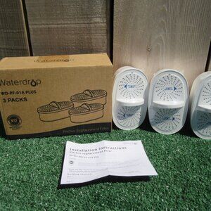 Brand New Waterdrop 3 Pack Pitcher Replacement Water Filters WD-PF-01A